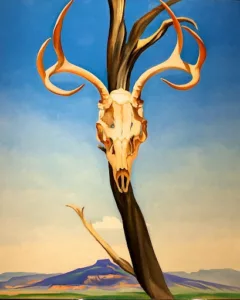 Deers Skull with Pedernal