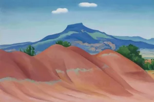 Georgia O'Keeffe's painting, Pedernal and Red Hills