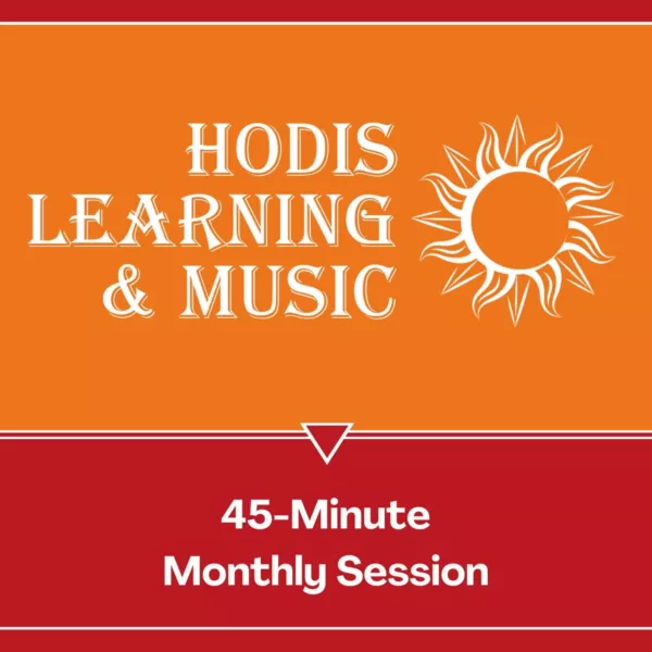 45-Minute monthly sessions for tutoring, music lessons, or art lessons