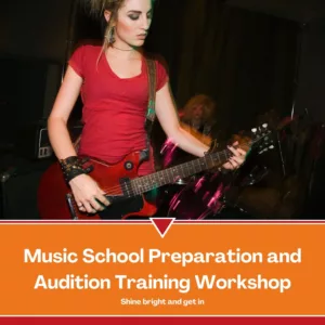 music school preparation and audition training workshop.