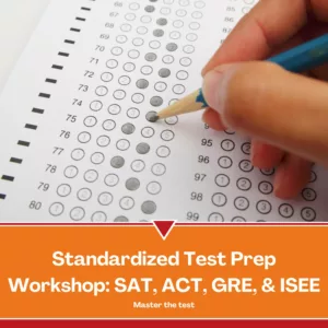 Image of a person filling in a bubble sheet on a standardized test.