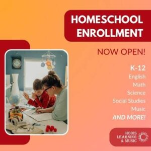 Homeschool Enrollment Open