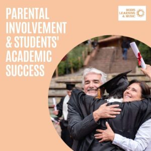 A student hugs his parents upon his graduation. This is the result of parental involvement in students' academic success.